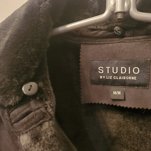 STUDIO LIz Claiborne belted coat - Picture 4 of 10